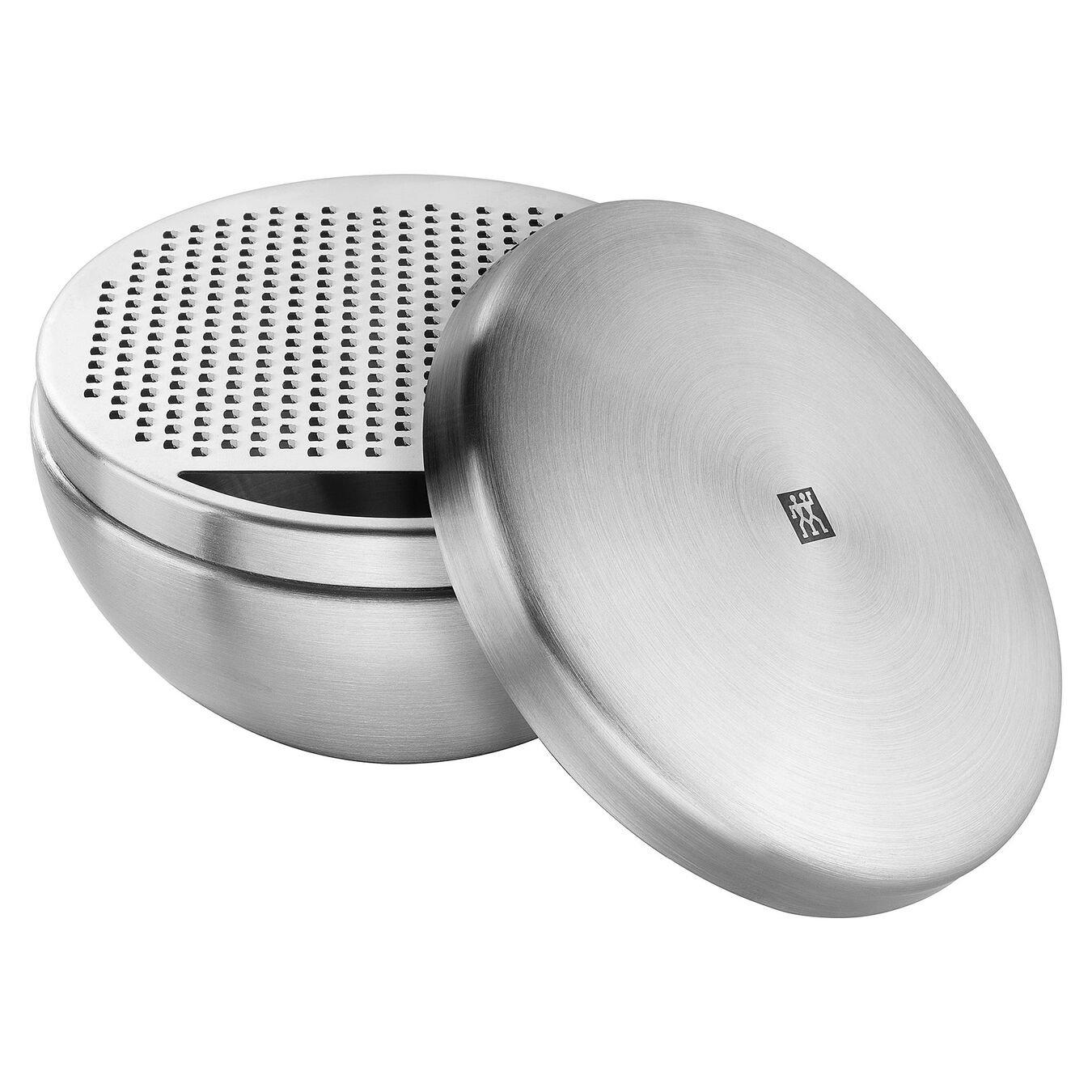 Twin Pure Steel dóza se struhadlem na parmezán