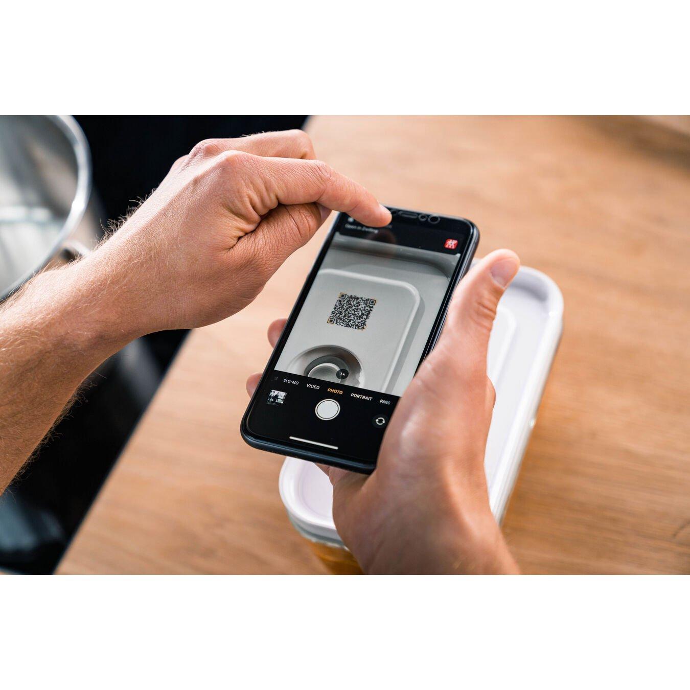 Vakuovací dóza Fresh & Save, skleněná, velikost L, 2,0 l