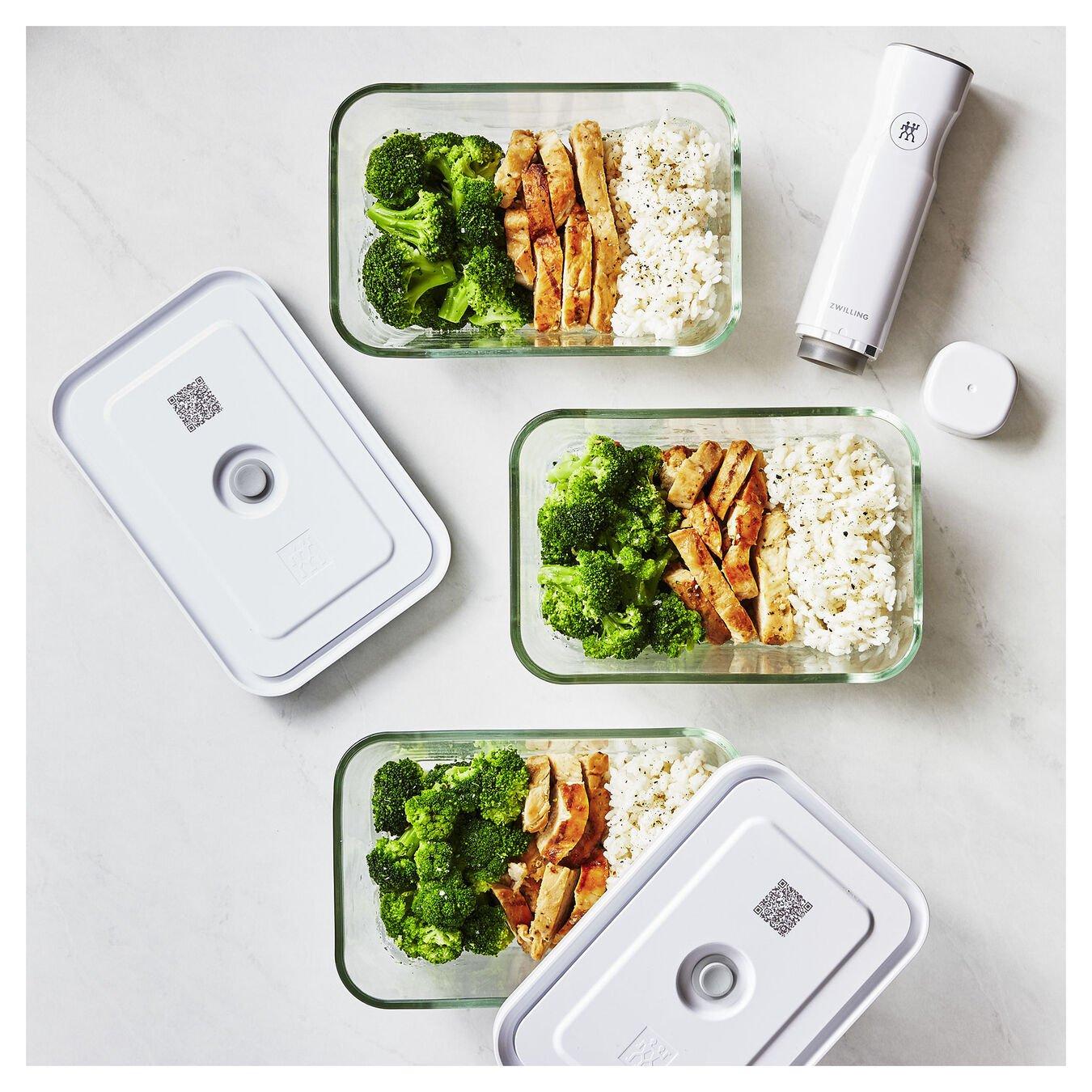 Vakuovací dóza Fresh & Save, skleněná, velikost M, 0,9 l