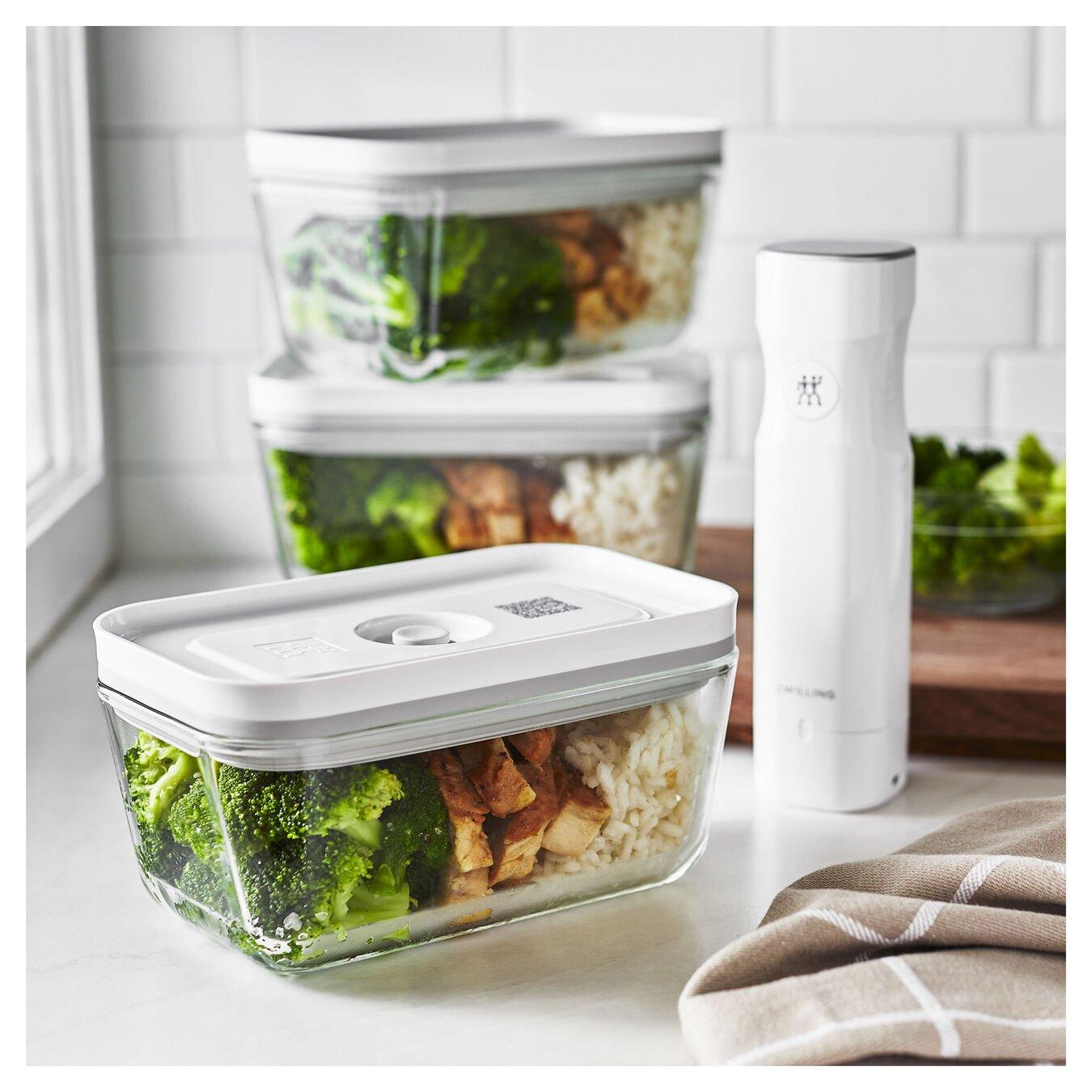 Vakuovací dóza Fresh & Save, skleněná, velikost M, 0,9 l