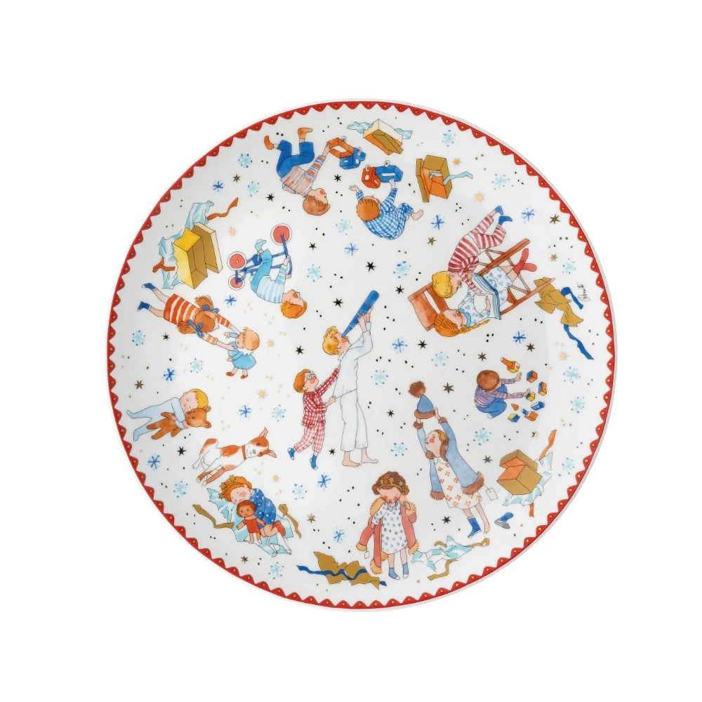 Velký vánoční talíř, Štědrý večer, Ø 28 cm