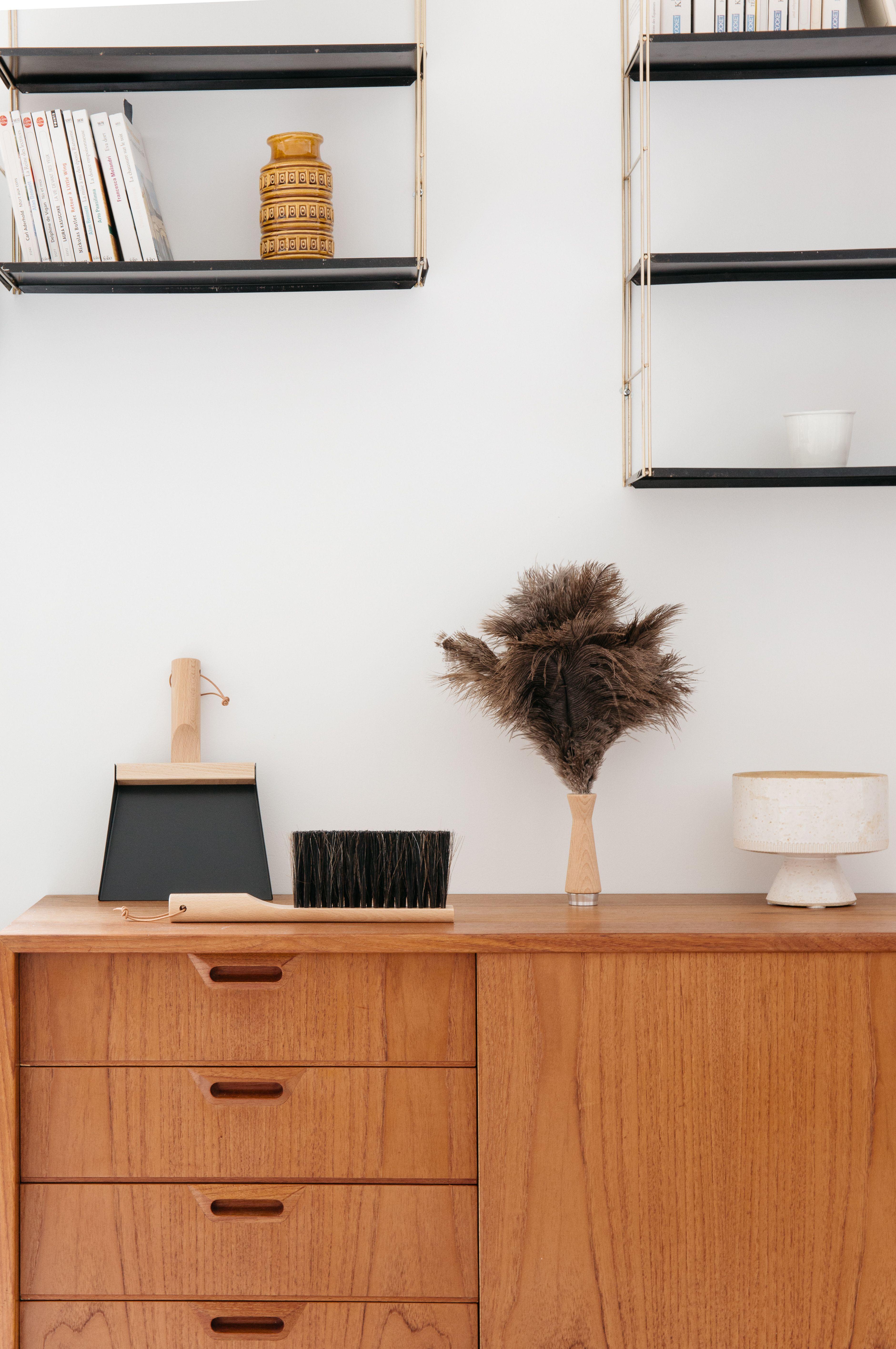 Malá prachovka z pštrosího peří, 30 cm