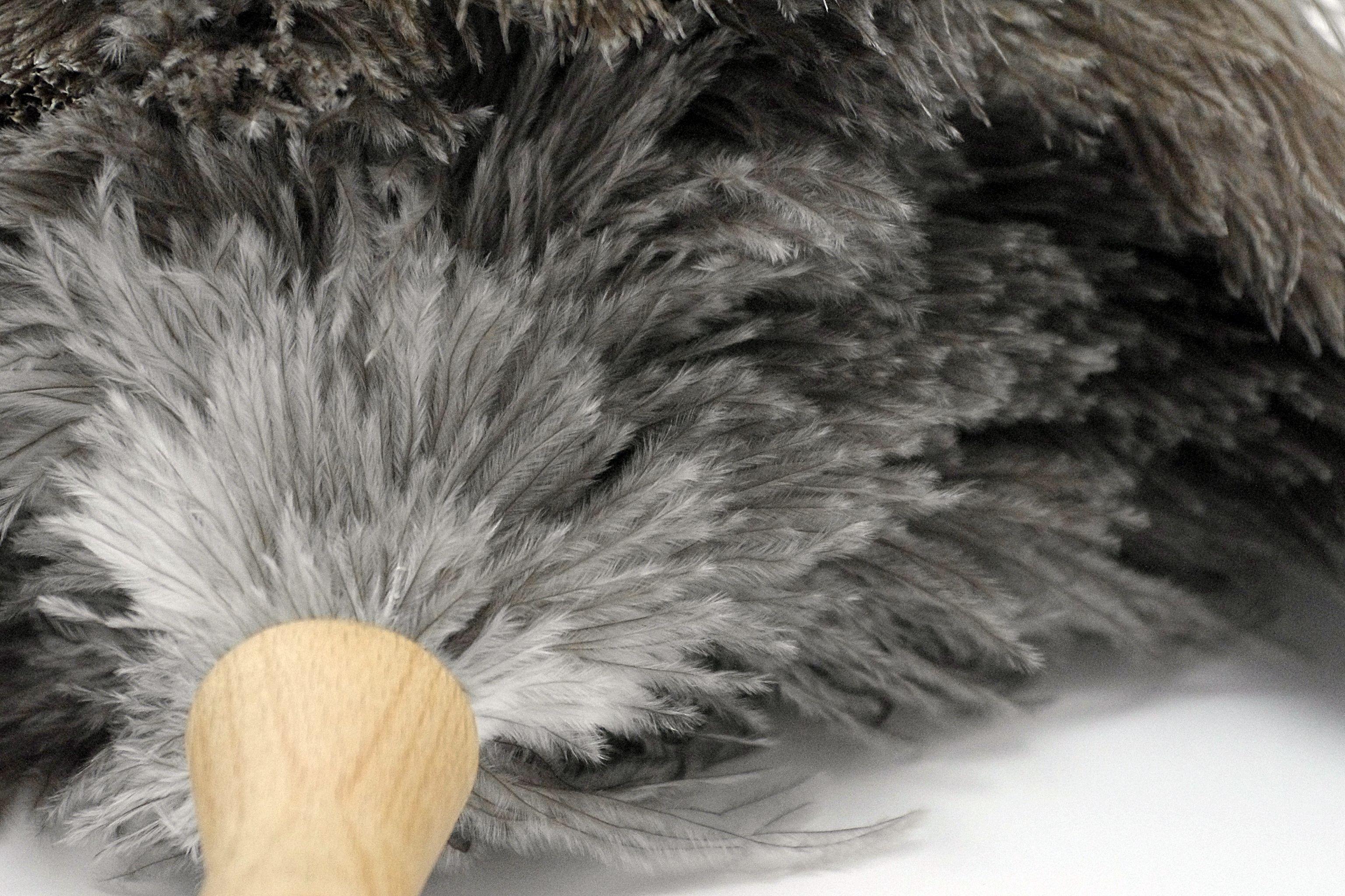 Malá prachovka z pštrosího peří, 30 cm