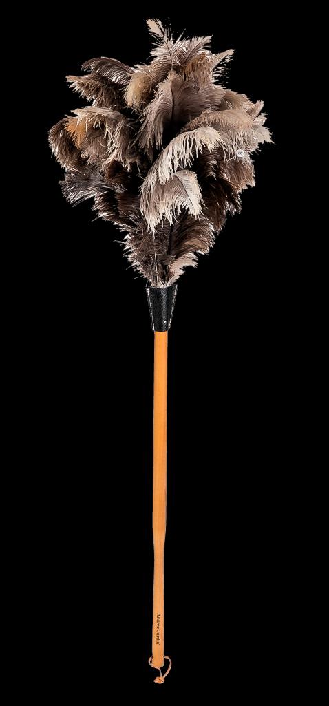 Velká prachovka z pštrosího peří, 110 cm