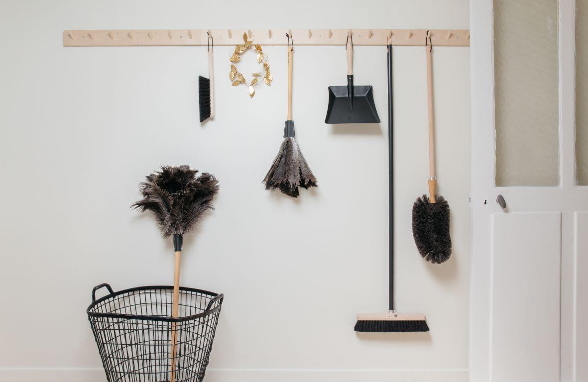 Velká prachovka z pštrosího peří, 110 cm