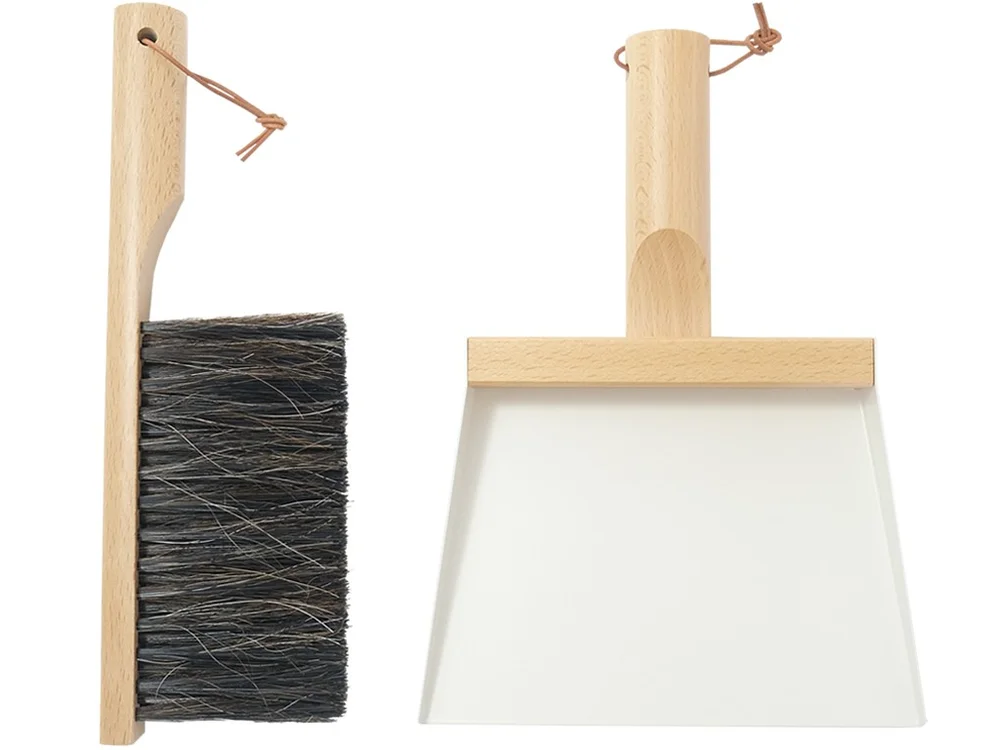 Smetáček a lopatka, 30 cm, bílá