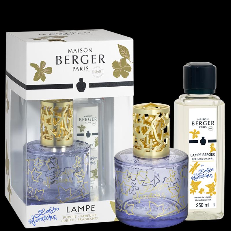 Dárková sada: katalytická lampa Pure Lolita Lempicka, fialová + Lolita Lempicka, 250 ml