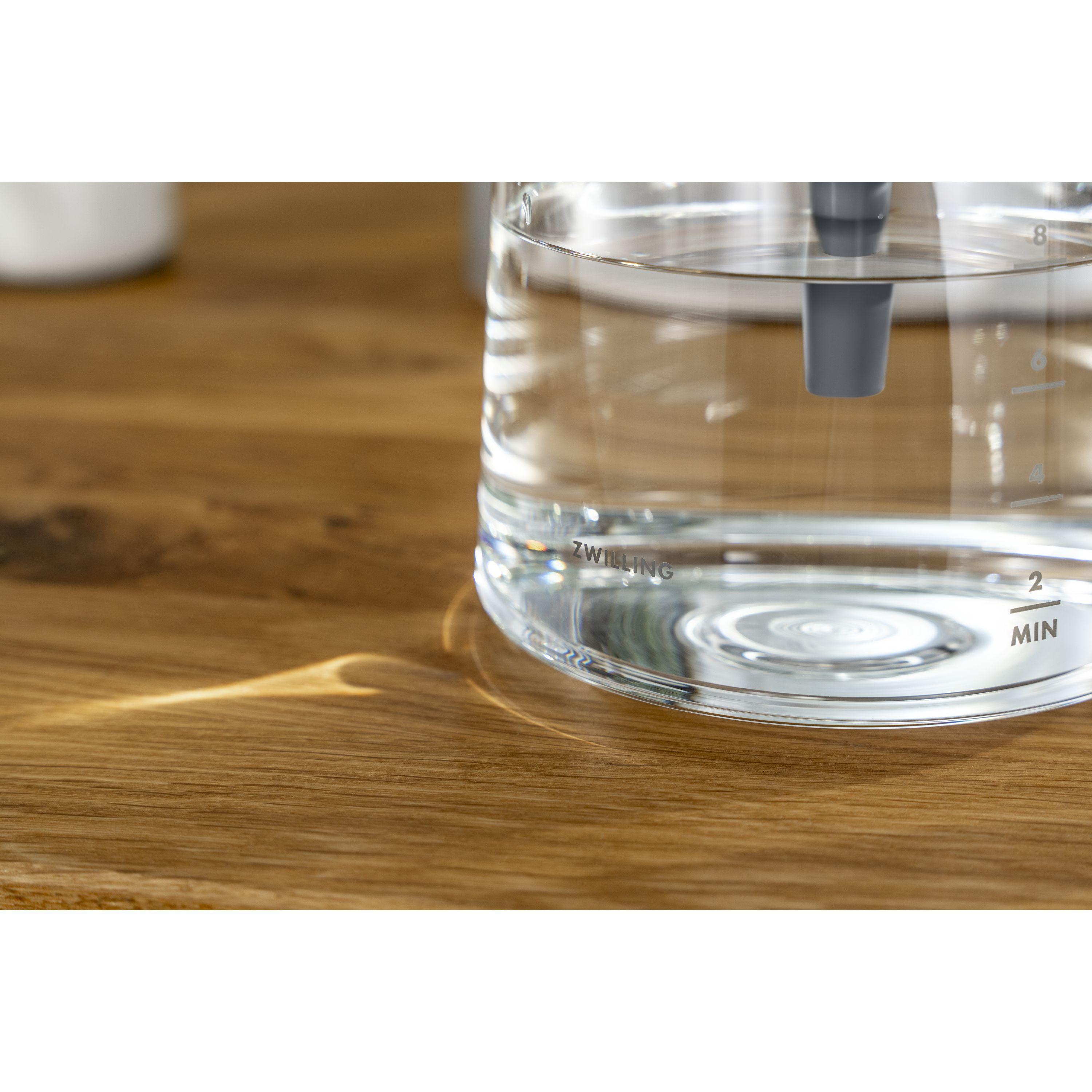 Překapávač na kávu Enifinigy, stříbrnobílý