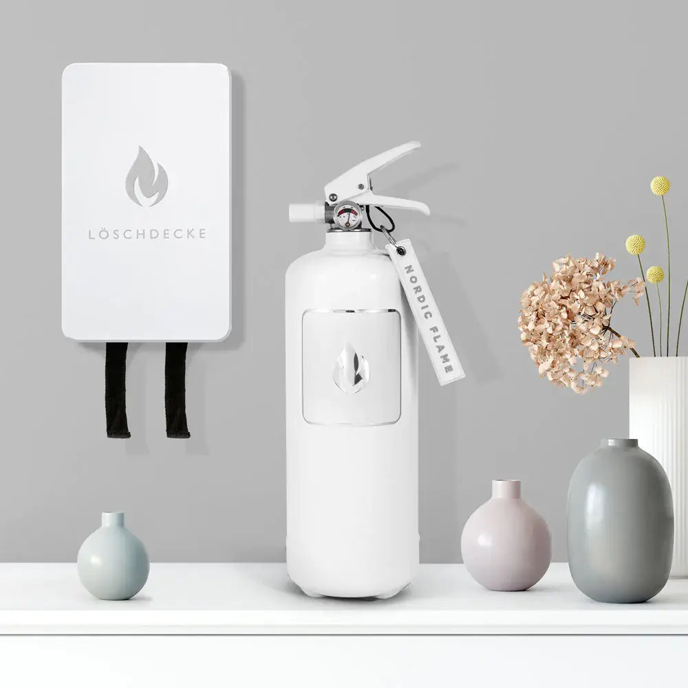 Hasicí přístroj, práškový, 2 kg, bílá