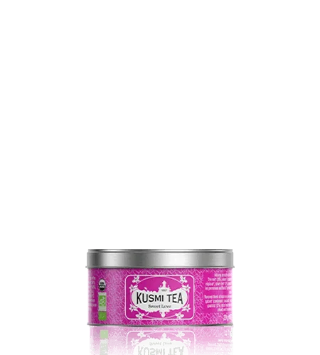 Sypaný černý  čaj Sweet Love Bio, kovová dóza 20 g