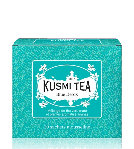 Porcovaný zelený čaj Blue Detox, 20 sáčků