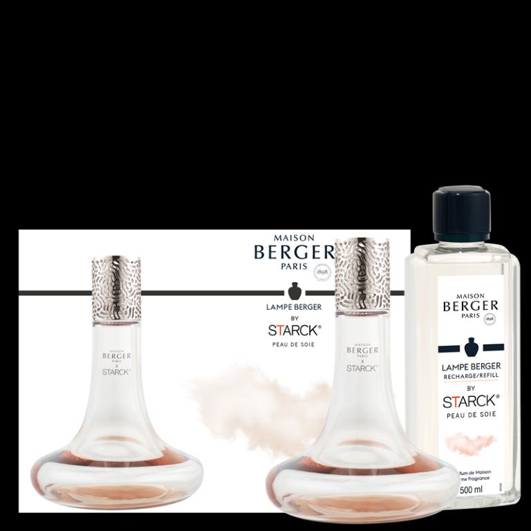 Dárková sada: katalytická lampa Starck, zelená + Peau d’Ailleurs, 500 ml