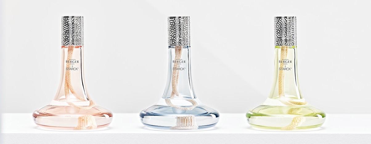 Dárková sada: katalytická lampa Starck, zelená + Peau d’Ailleurs, 500 ml