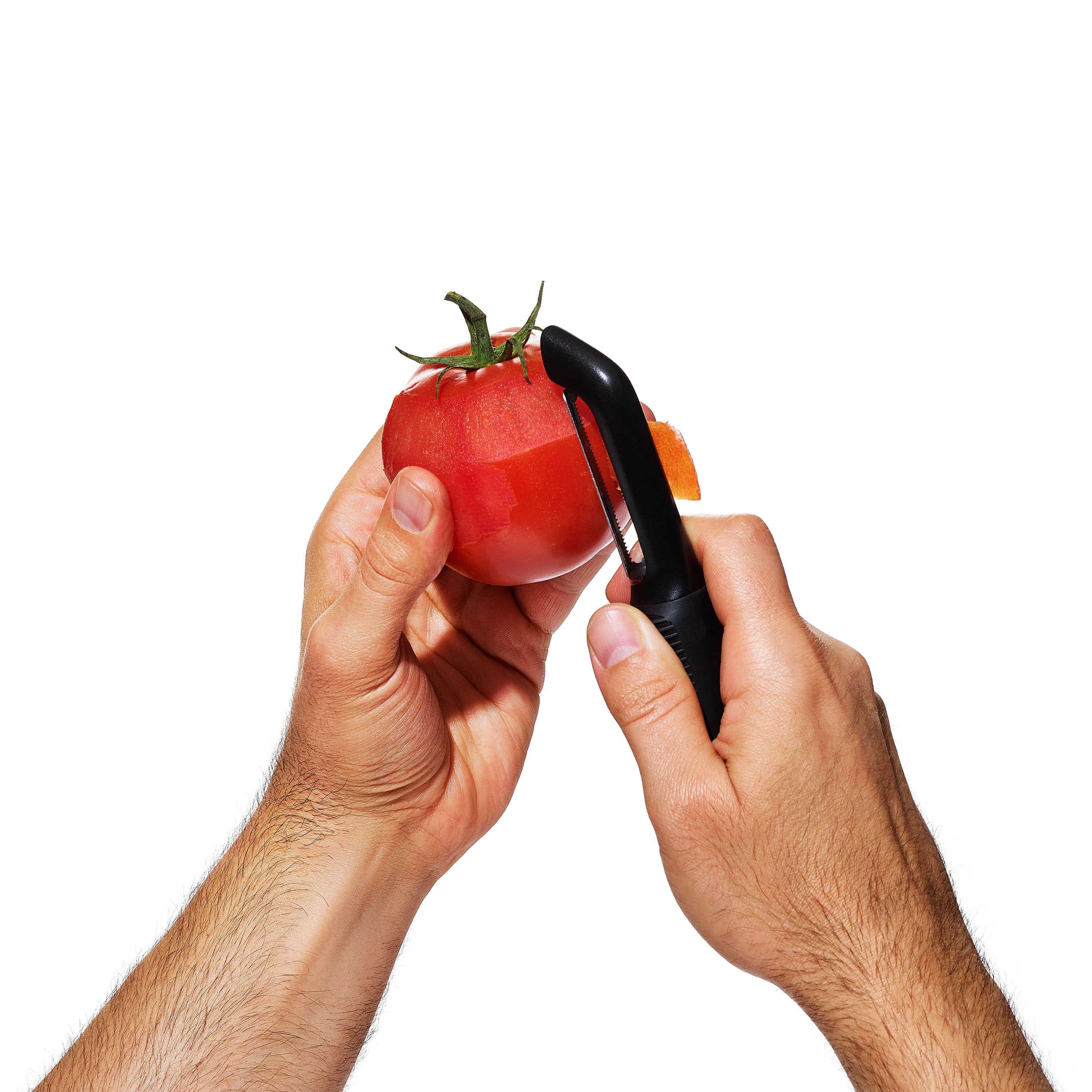 Vroubkovaná škrabka na zeleninu Good Grips