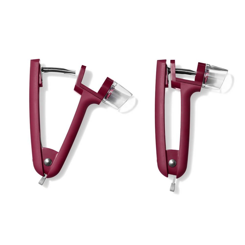 Vypeckovávač třešní a oliv Good Grips, červený