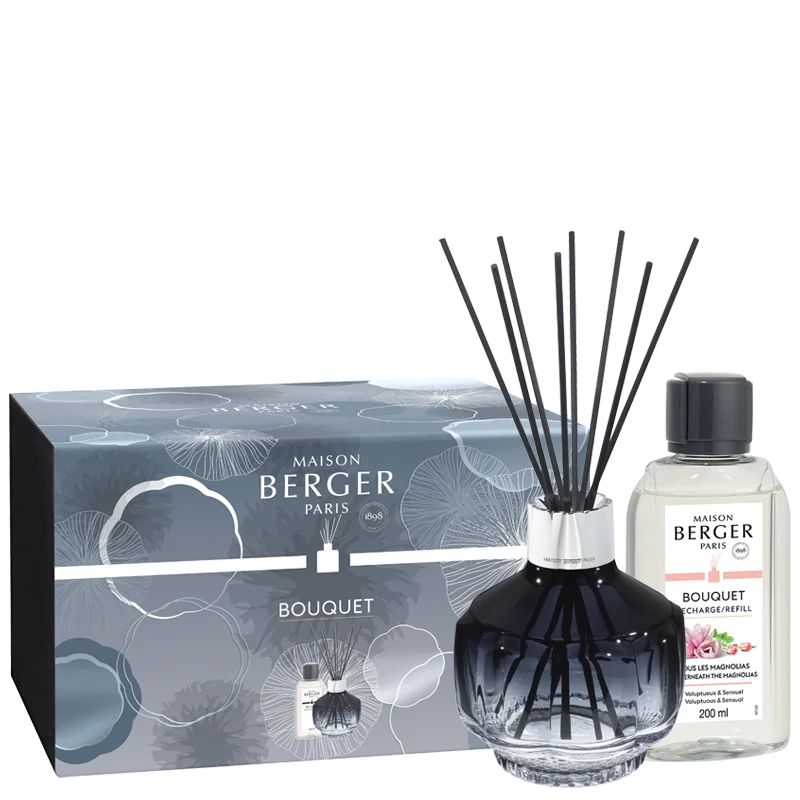 Aroma difuzér Molécule, modrá + náplň Pod magnoliemi 200 ml