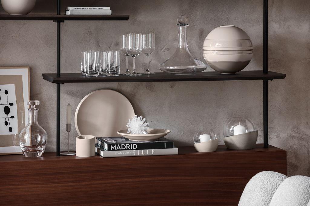 Podnos NewMoon beige, Ø 37 cm