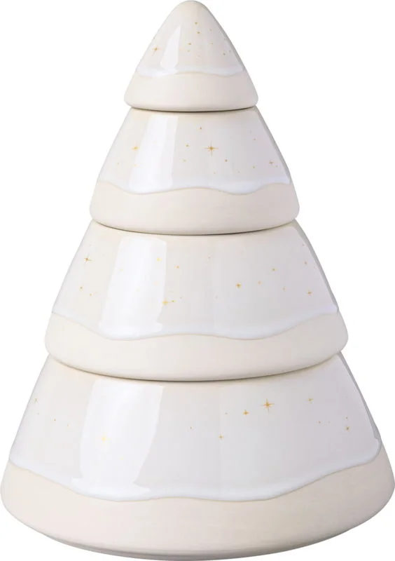 Dóza na cukroví Stromeček Winter Glow, 22,4 cm