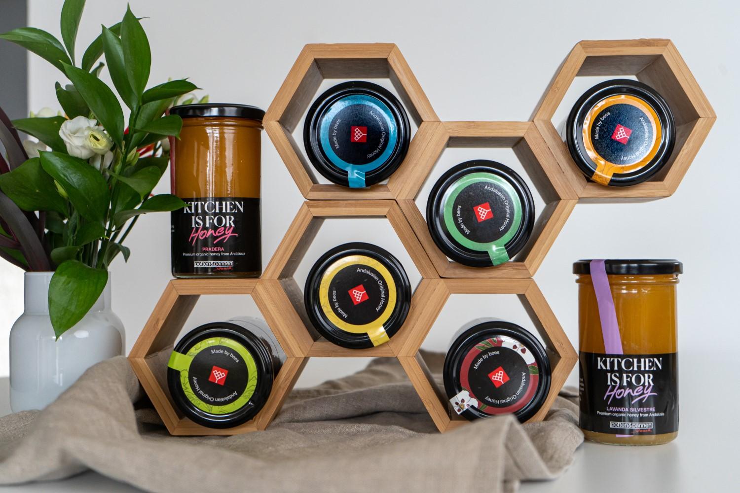 Bio med Flores y Eucalipto z divokých květin a eukalyptu, 375 g