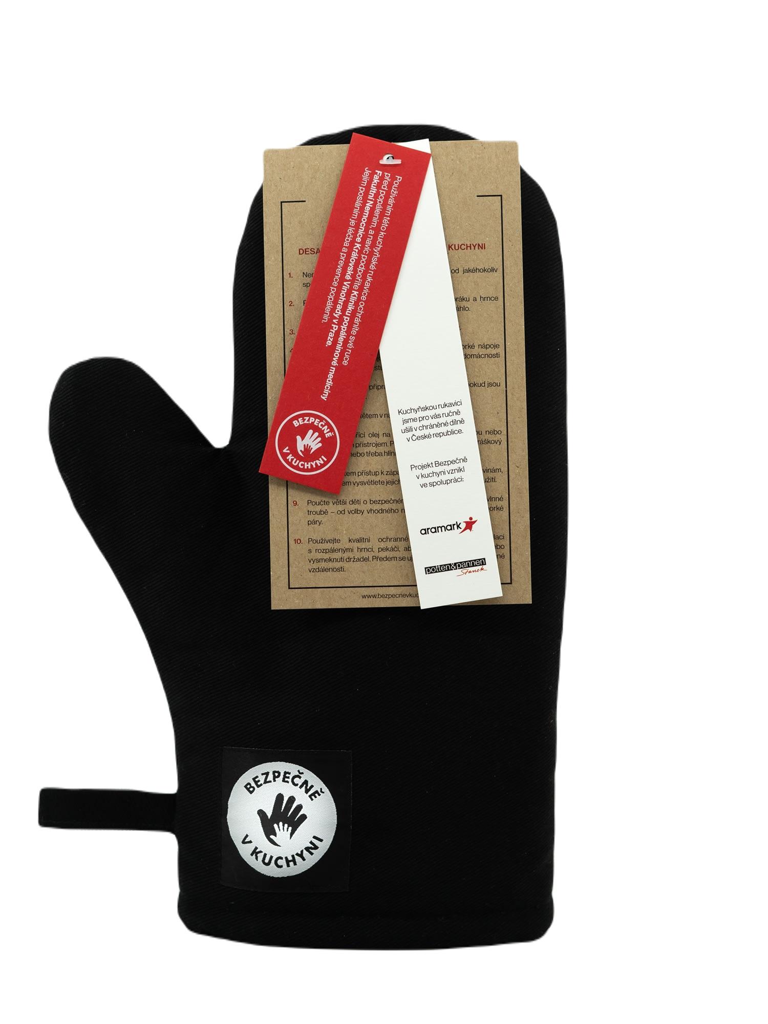 Kuchyňská chňapka Bezpečně v kuchyni 