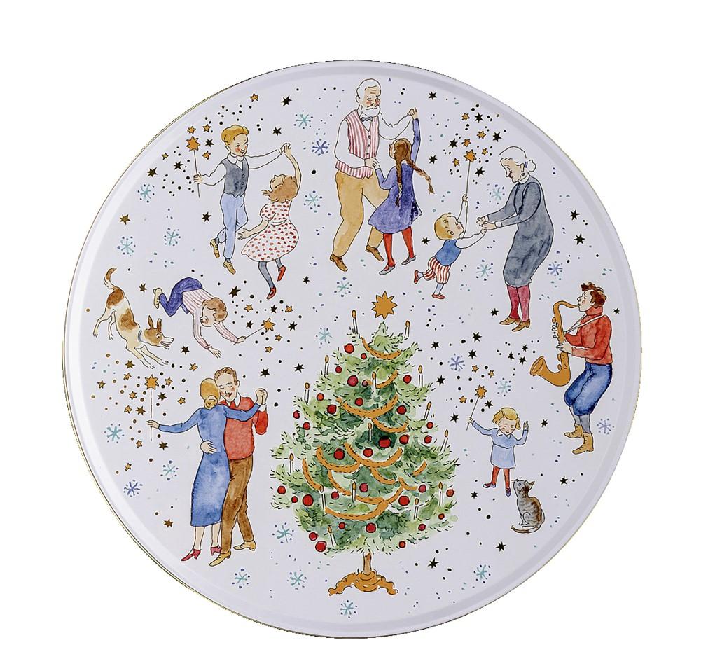 Vánoční sada 3 plechových dóz na cukroví, Christmas Sounds