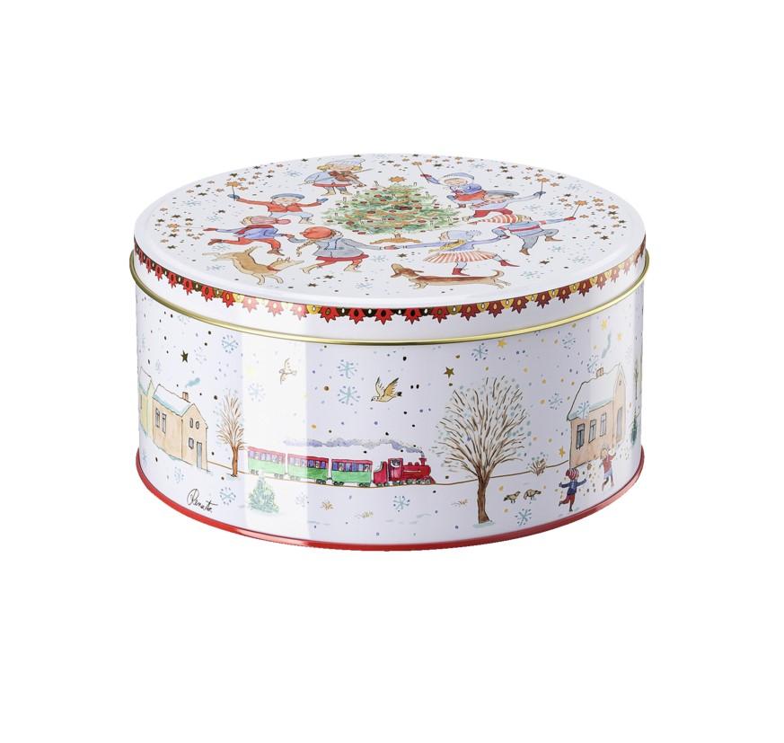 Vánoční sada 3 plechových dóz na cukroví, Christmas Sounds