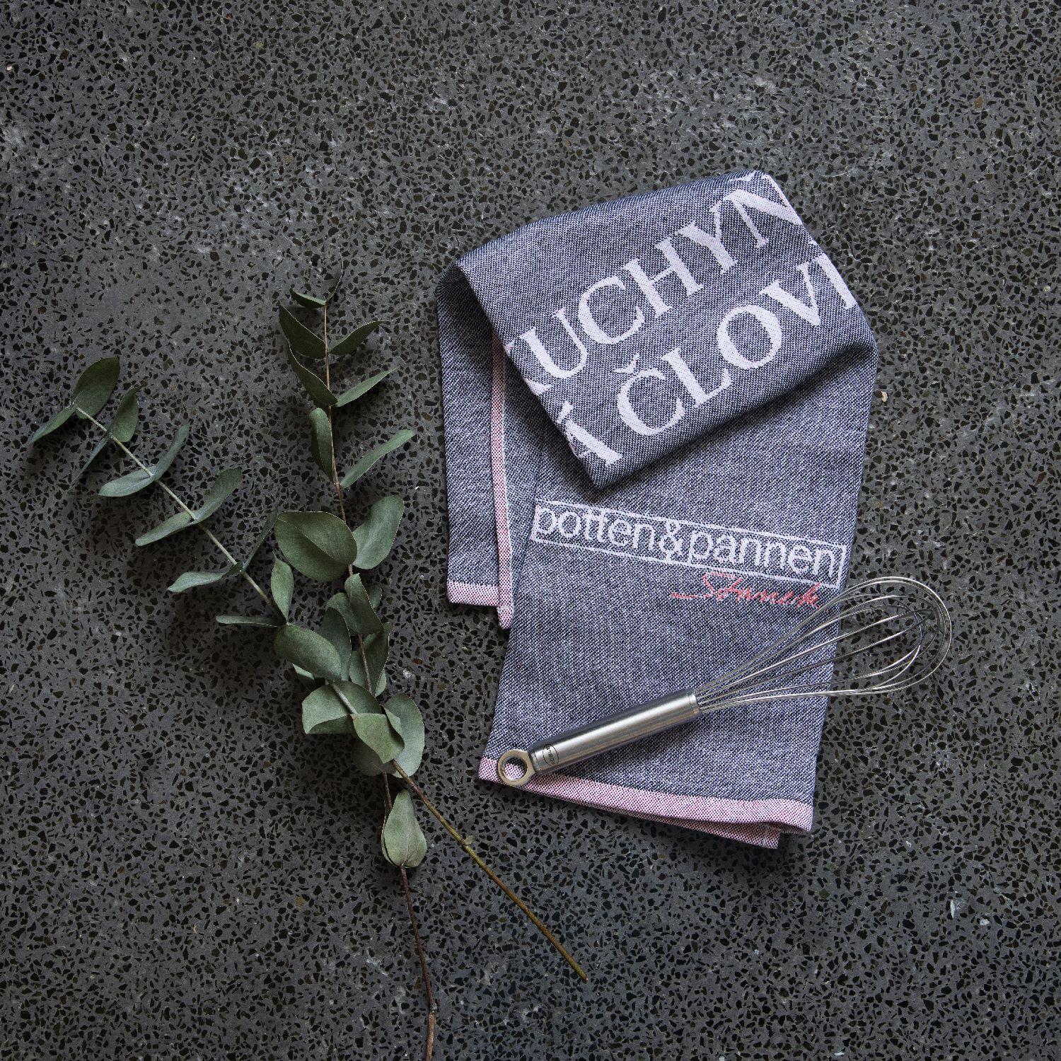 Sada 2 bavlněných kuchyňských utěrek Potten & Pannen - Staněk