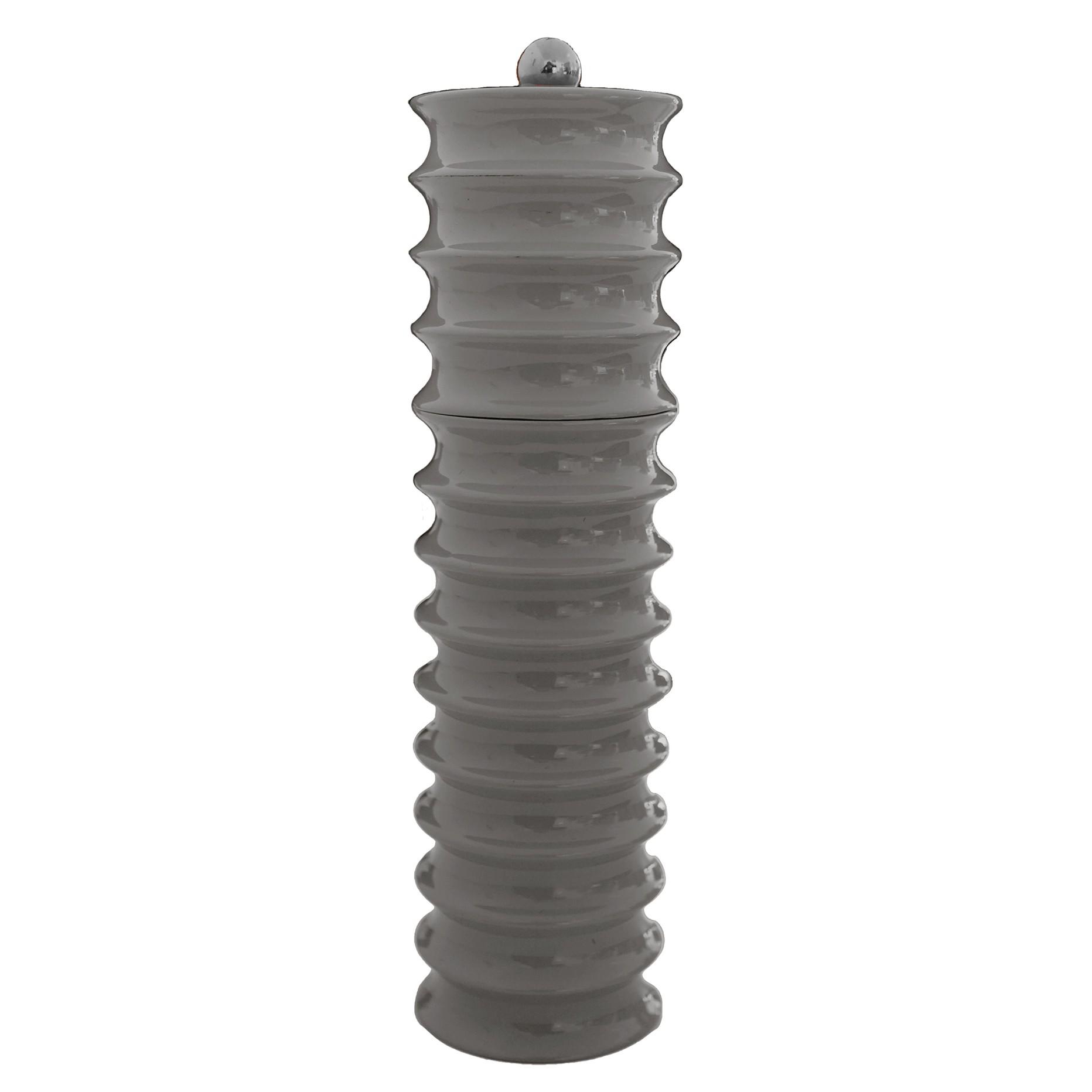 Mlýnek na sůl nebo pepř Twister, 24 cm, šedá