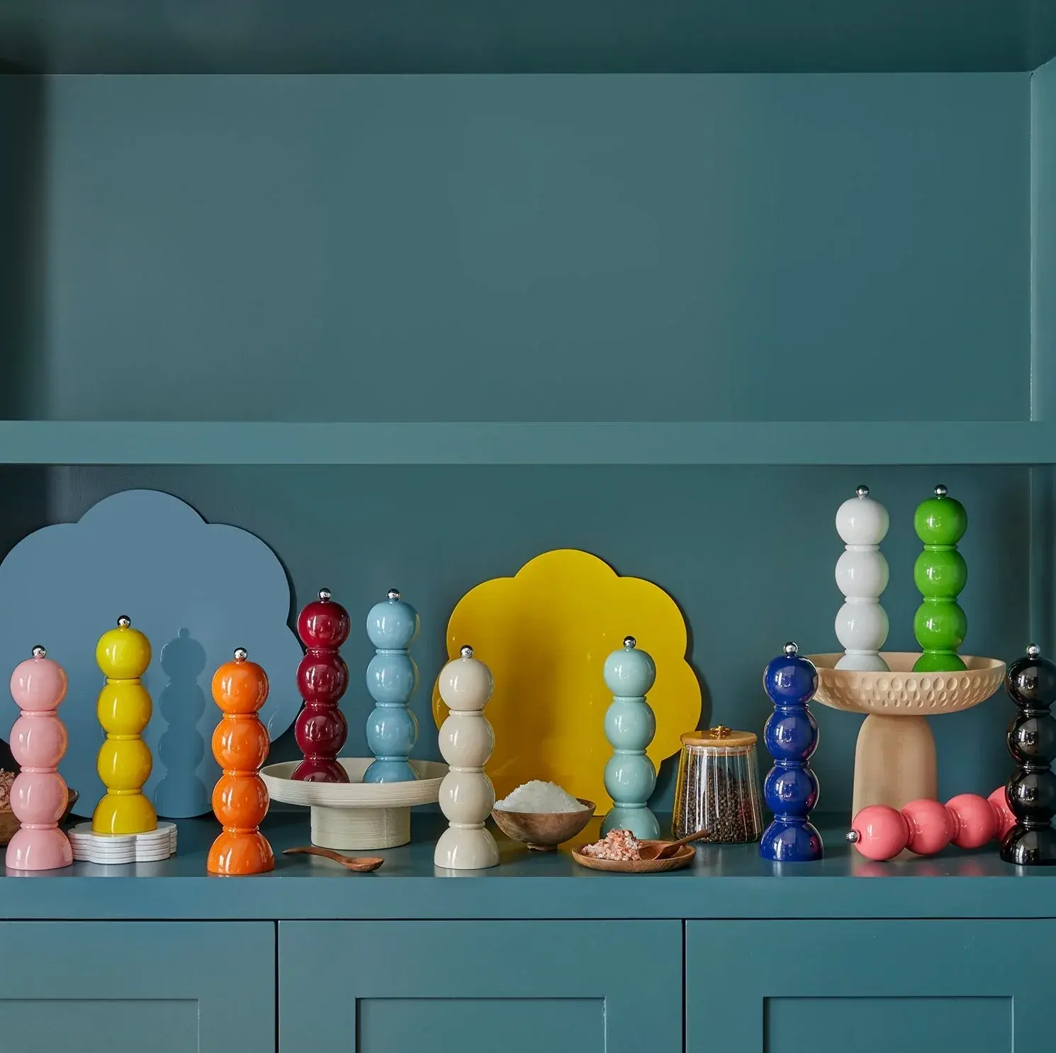 Mlýnek na sůl nebo pepř Bobbin, 24 cm, zelená