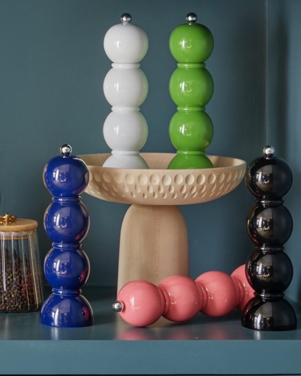 Mlýnek na sůl nebo pepř Bobbin, 24 cm, melounově růžová