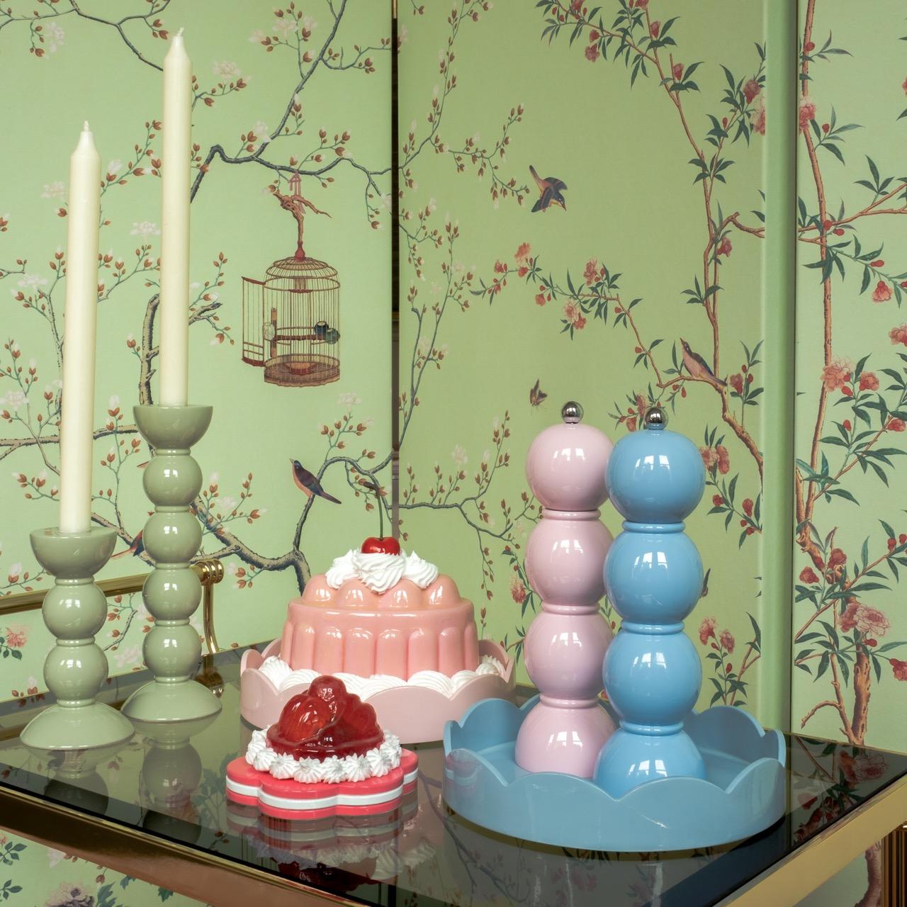 Mlýnek na sůl nebo pepř Bobbin, 24 cm, světle růžová