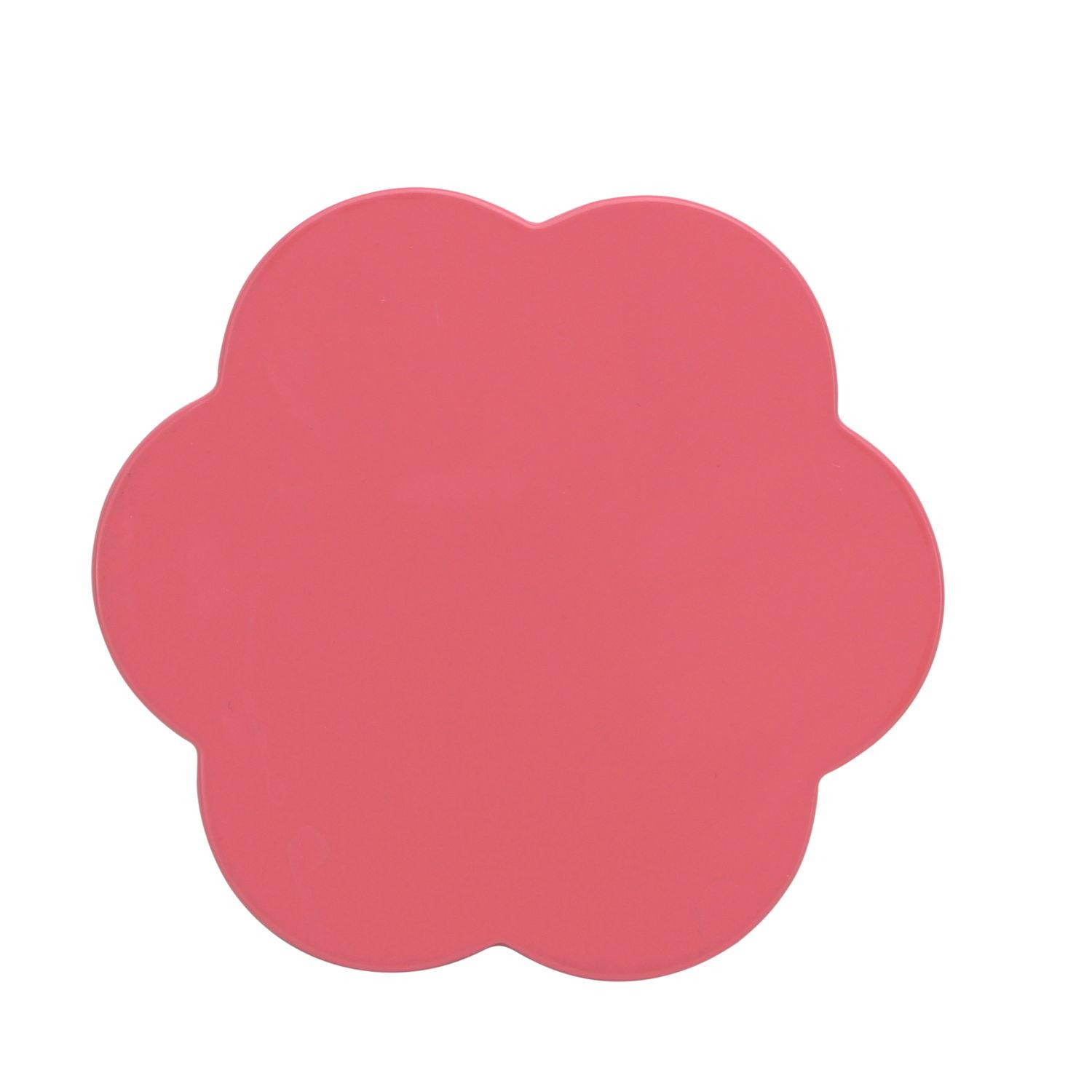 Lakované podtácky Scallop Coasters, Ø 12 cm, 4 ks, melounově růžová