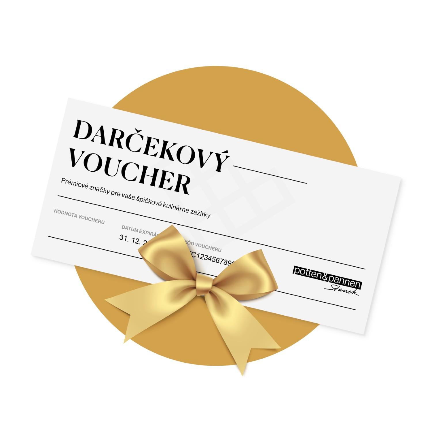 Dárkový voucher Potten & Pannen - Staněk v hodnotě 500 Kč