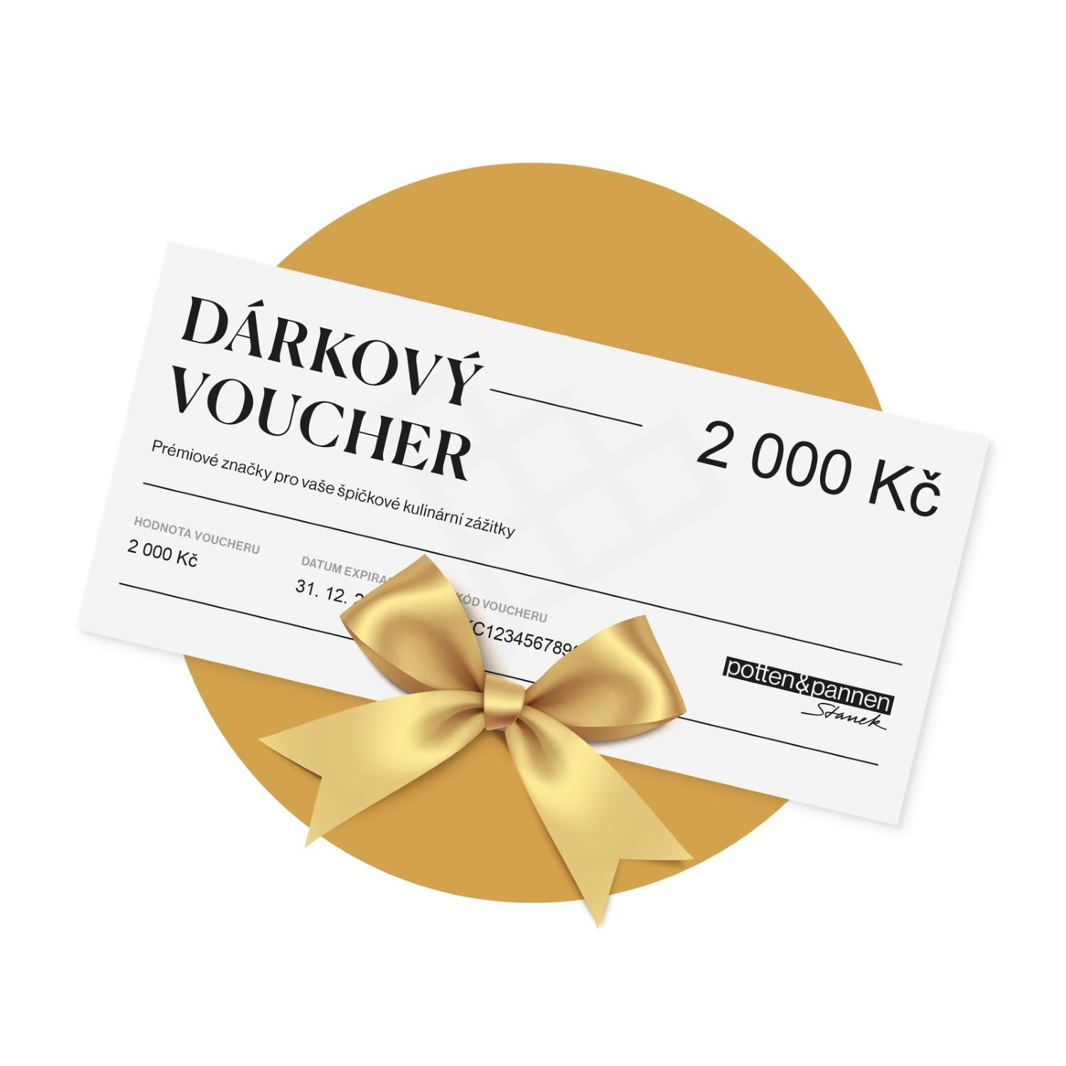 Dárkový voucher Potten & Pannen - Staněk v hodnotě 500 Kč