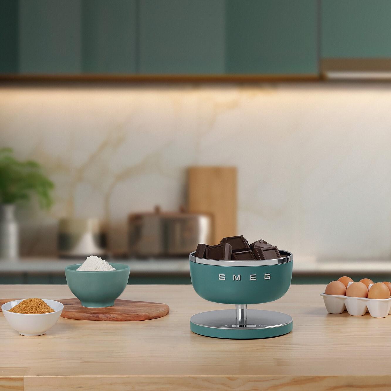 Digitální kuchyňská váha KSC01, smaragdově zelená