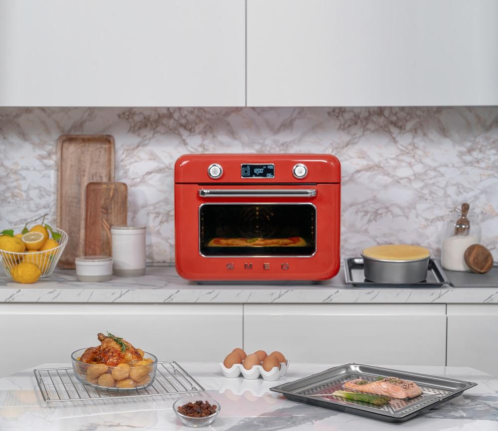 Stolní kombinovaná parní trouba, 30l, černá