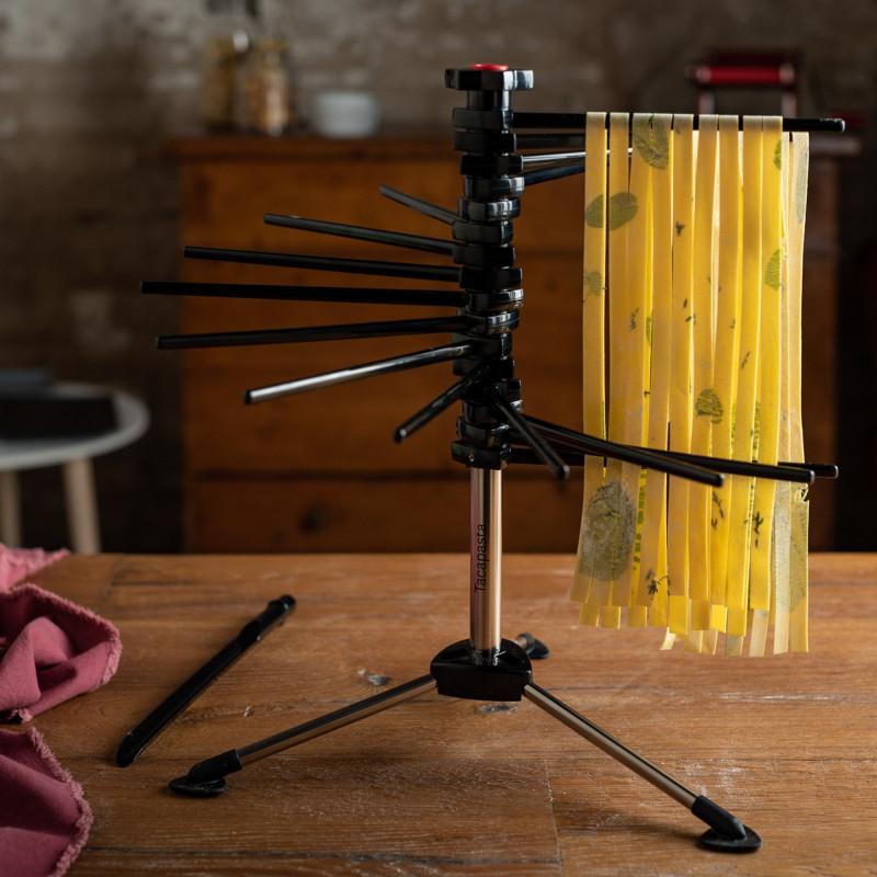 Skládací stojánek na sušení těstovin Tacapasta, transparentní