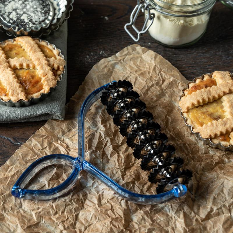 Multifunkční víceřadé rádýlko na těsto Pastabike, transparentní