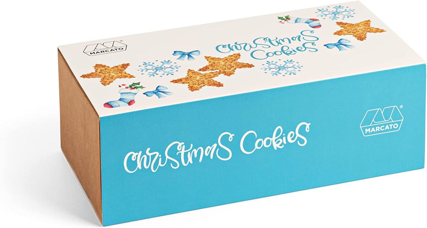 Sada na cukroví: vykrajovátko hvězda + embosovaný váleček, vločky 