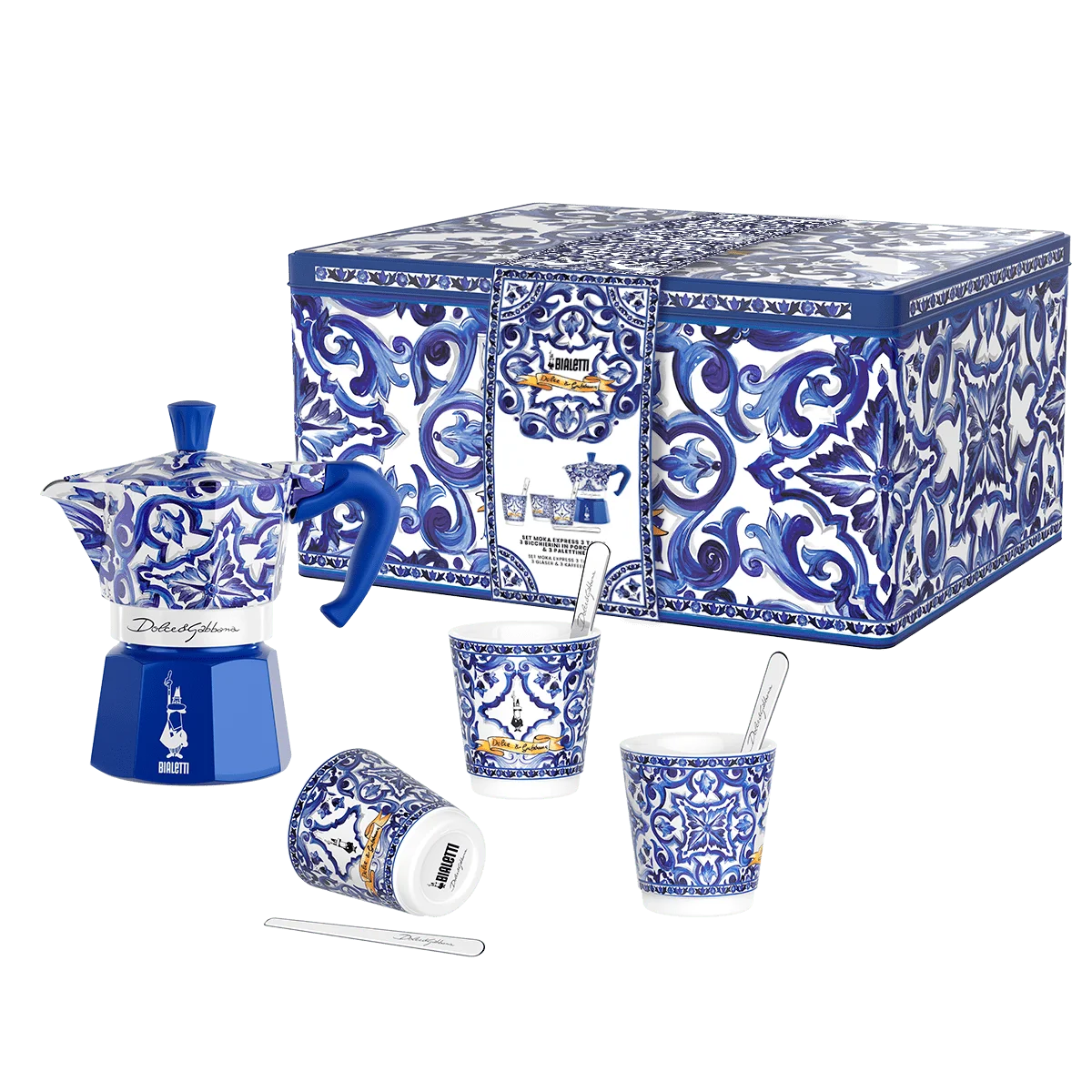 D&G Set 3 Moka Express 3 porce + 3 šálky 1