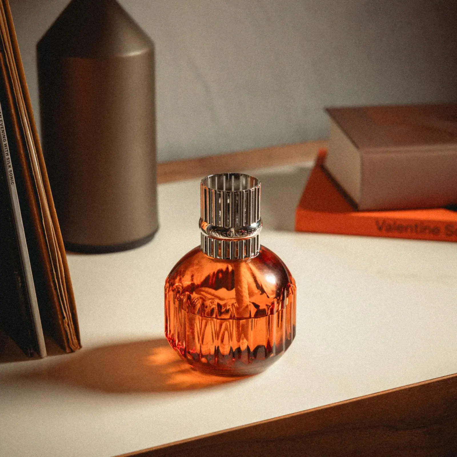 Skleněná katalytická lampa Cannelo, 284 ml, zelená