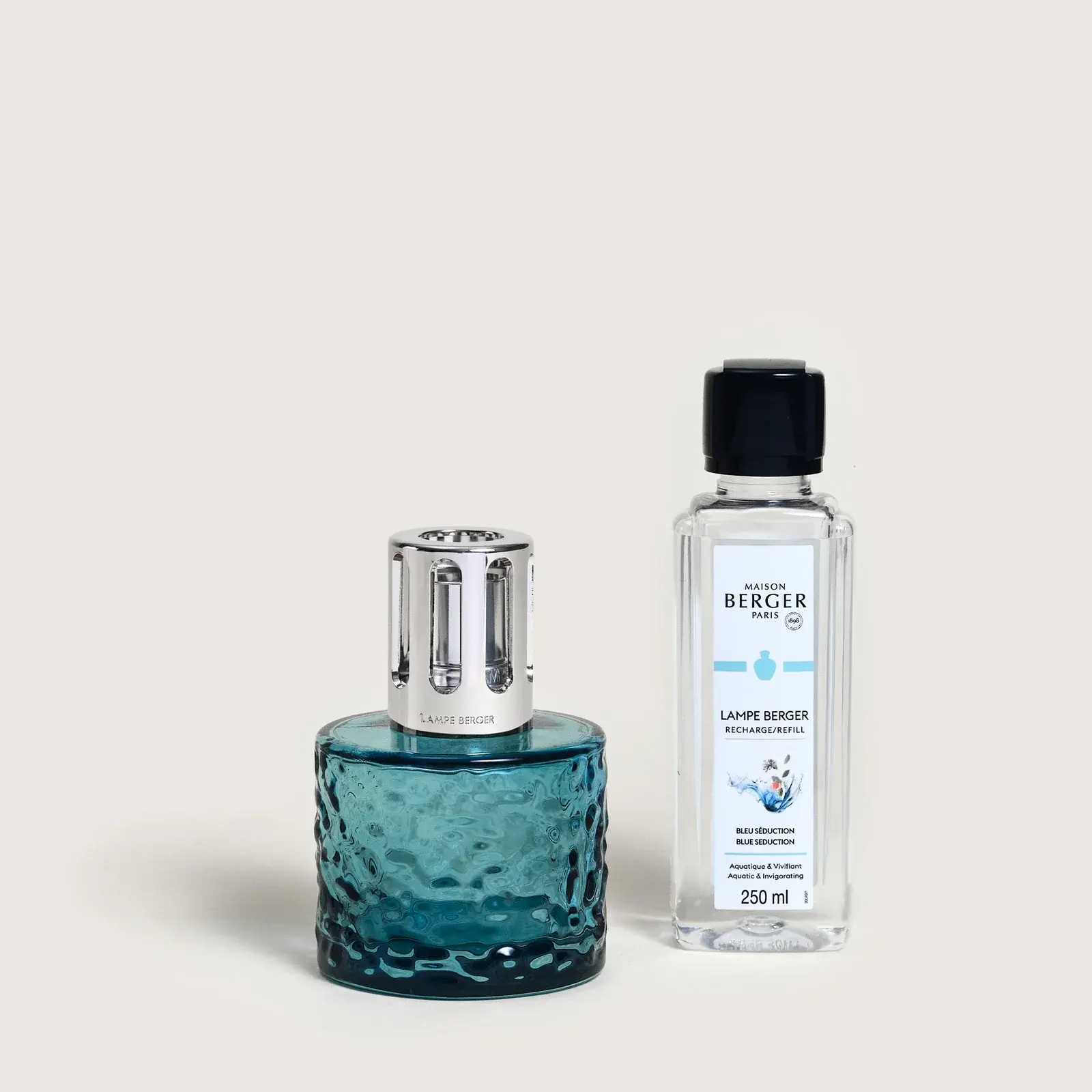 Katalytická lampa Mirage, modrá + náplň Modrá svůdnost, 250 ml 
