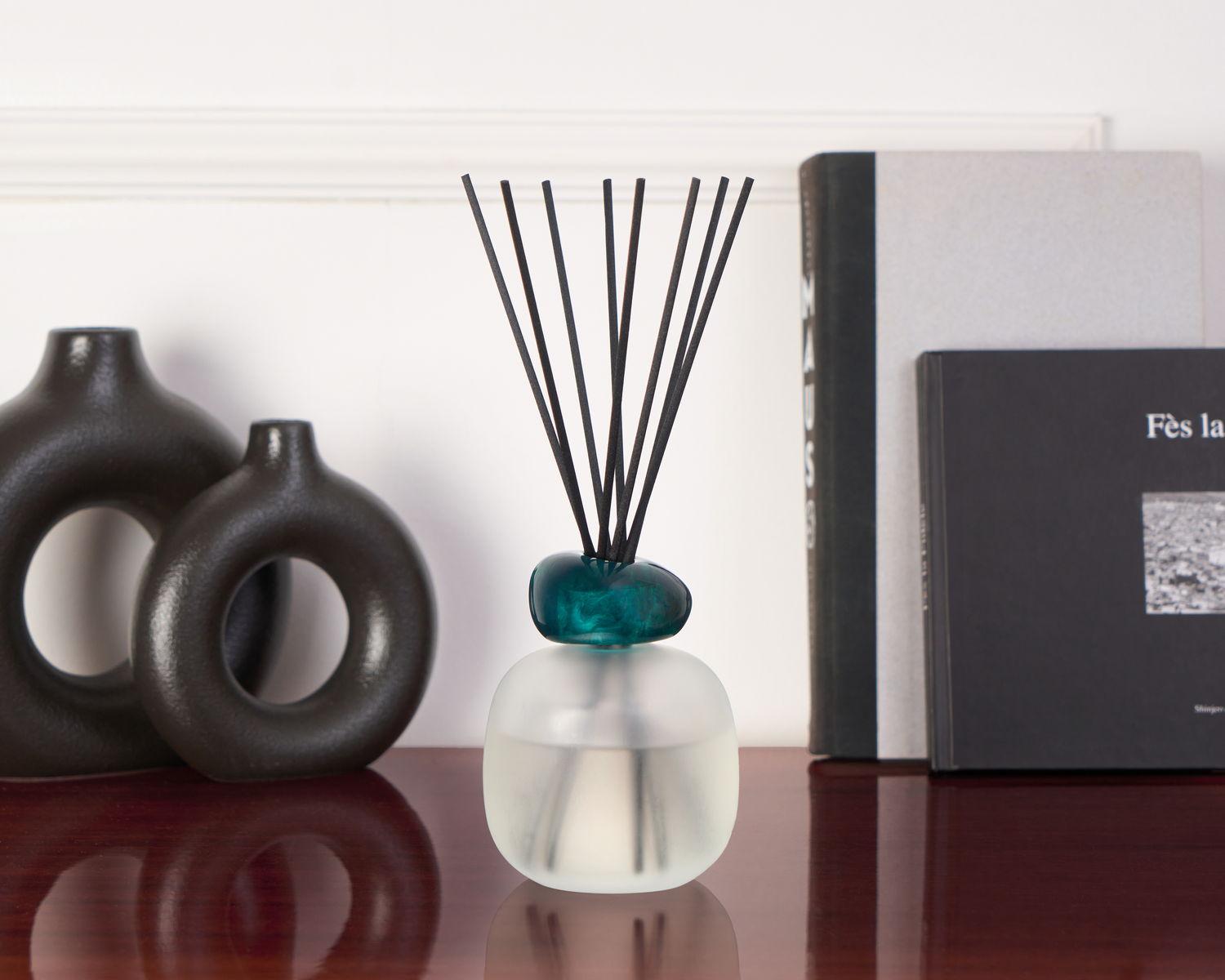 Aroma difuzér Mineral, průhledný + náplň Modrá svůdnost 180 ml