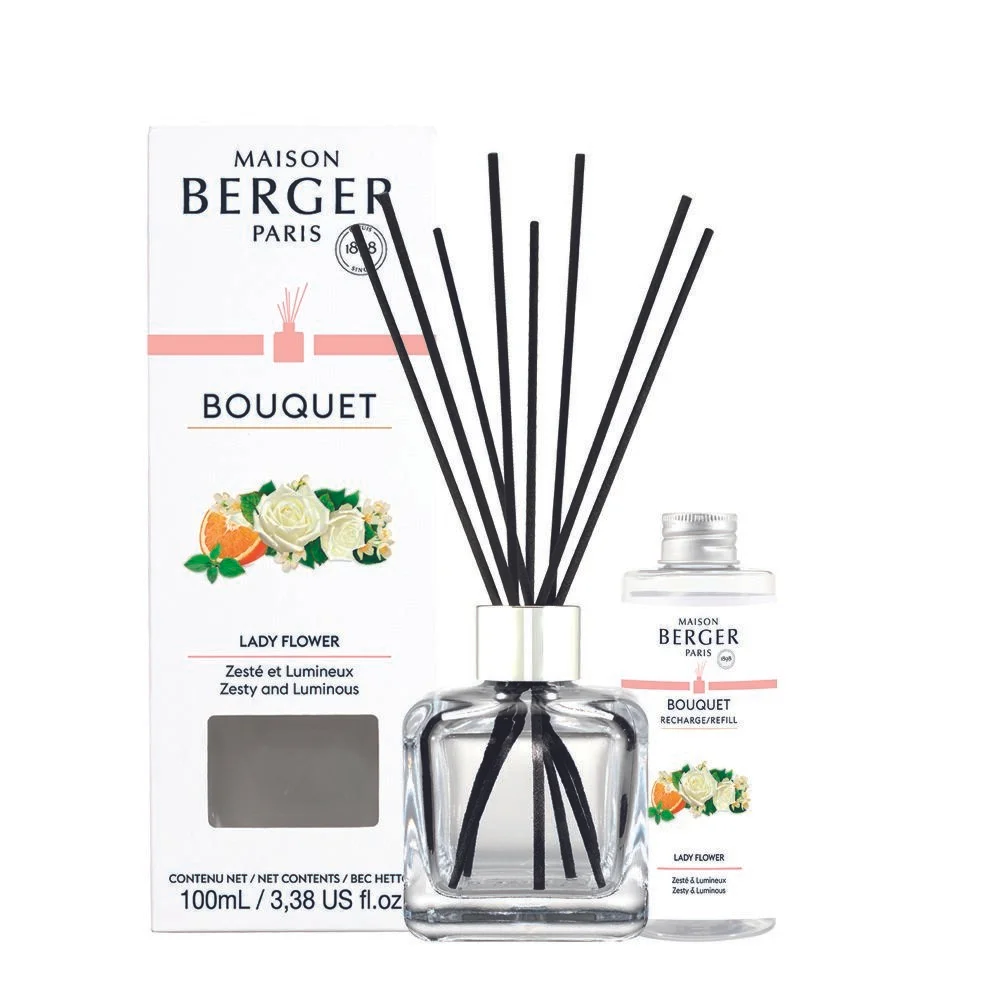 Aroma difuzér Cube + náplň Lady Flower 100 ml