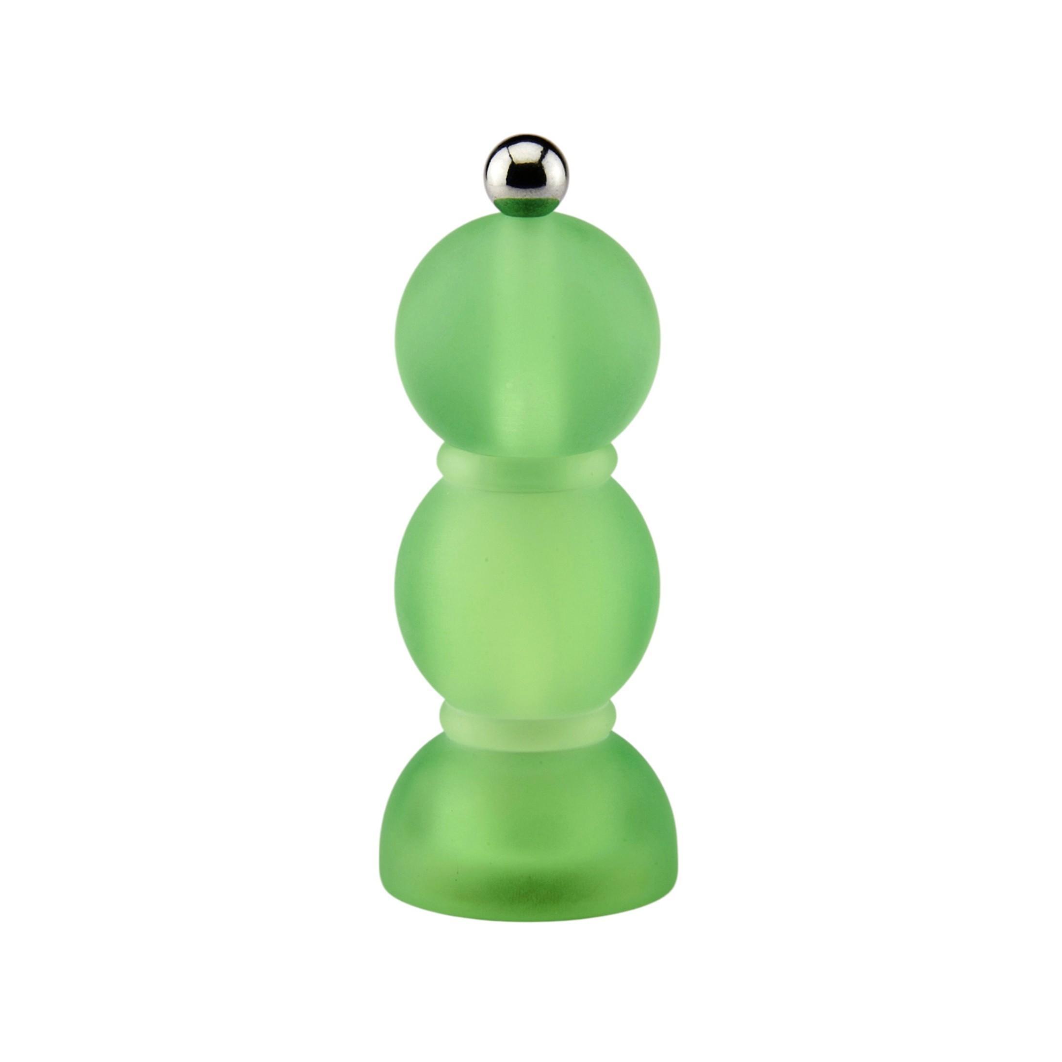 Akrylový mlýnek na sůl nebo pepř Mini BOB Frosty, 14 cm, zelená