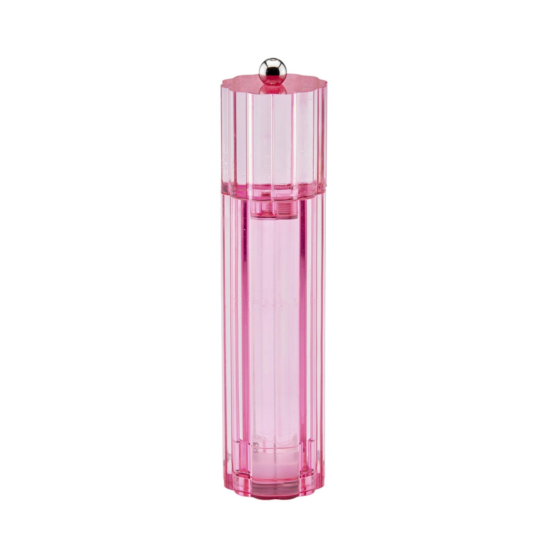 Akrylový mlýnek na sůl nebo pepř Cylinder, 23 cm, růžová