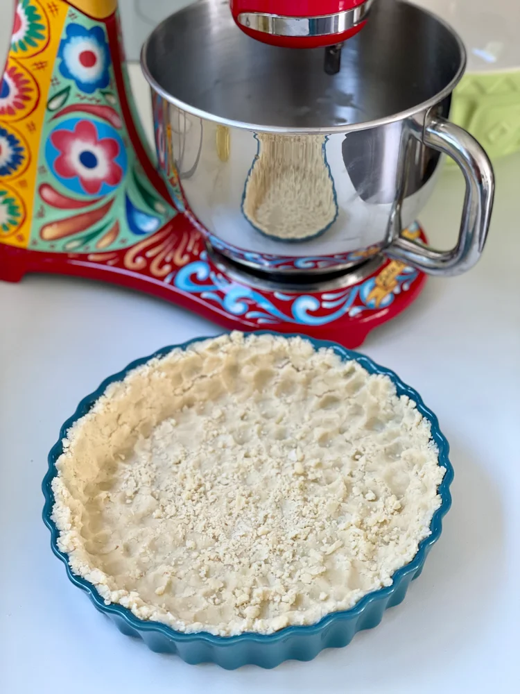 Emile Henry hluboká koláčová forma 29,5 cm, modrá Calanque