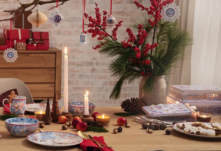 Vánoční kolekce porcelánu Rosenthal 2022 s názvem Štědrý večer