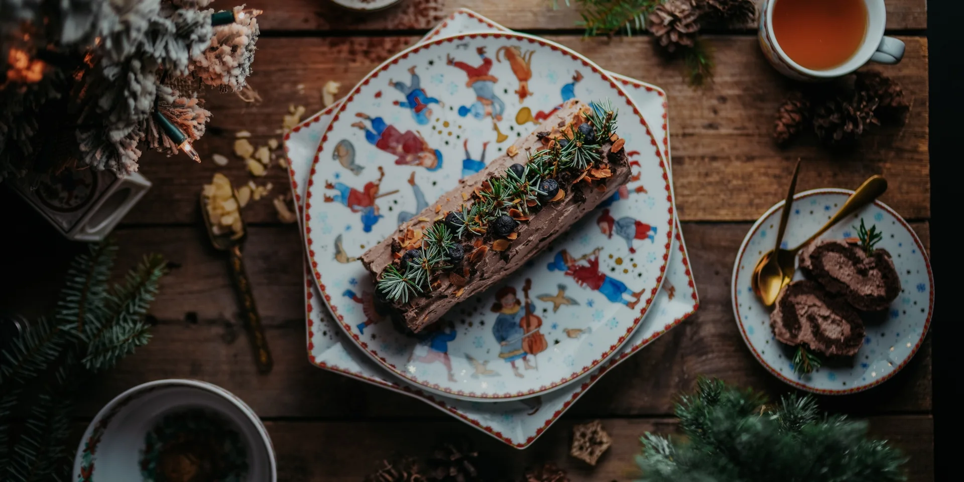 Štedrovečerný múčnik po francúzsky. Vianočná roláda s krémom 