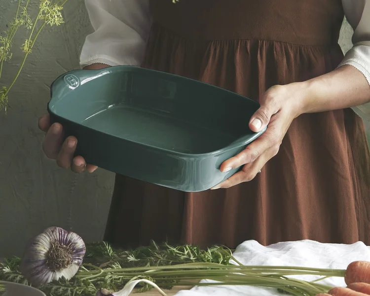 Emile Henry, zapékací mísy, koláčové mísy, cedrově zelená